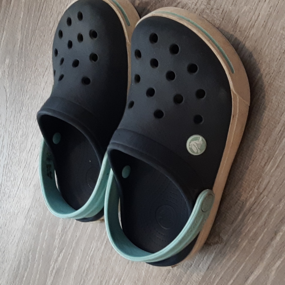 Boy crocks size 1 little boy navy